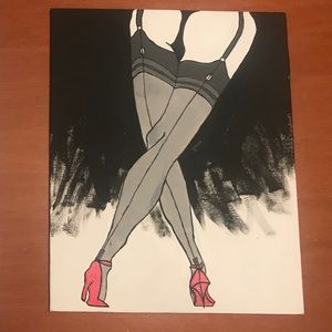 Chic sexy canvas wall art